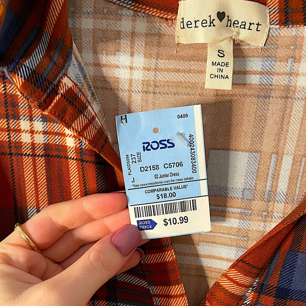 Plaid dress